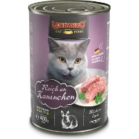 Hrană umedă pentru pisici Leonardo Rabbit 400g (756216)