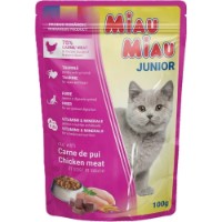 Hrană umedă pentru pisici Miau Miau Kitten 100g 24pcs
