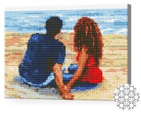 Mozaic cu diamante Art Gallery Premium Couple On The Coast 30x40cm (GB86919)