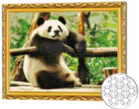 Алмазная мозаика Art Gallery Premium Cute Panda 40x50cm (GA80264)