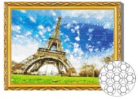 Mozaic cu diamante Art Gallery Premium Eiffel Tower 30x40cm (GB72805)