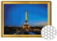 Mozaic cu diamante Art Gallery Premium Eiffel Tower In The Evening 30x40cm (GB82788)
