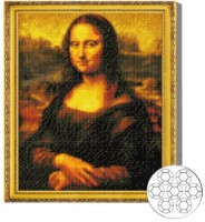 Mozaic cu diamante Art Gallery Premium Mona Lisa 30x40cm (GB82436)