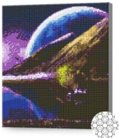 Mozaic cu diamante Art Gallery Premium Space Landscape 30x40cm (GB86305)