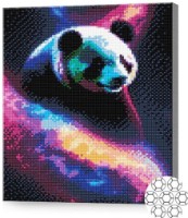 Mozaic cu diamante Art Gallery Premium Space Panda 30x40cm (GB87750)