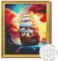 Mozaic cu diamante Art Gallery Premium Ship In A Magical Land 30x40cm (GB87783)