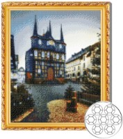 Алмазная мозаика Art Gallery Premium Scandinavian Town 40x50cm (GA84781)