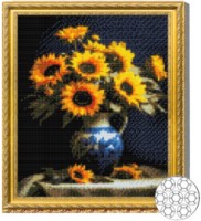 Mozaic cu diamante Art Gallery Premium Sunflowers In A Vase 30x40cm (GB87729)
