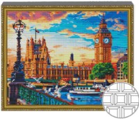 Алмазная мозаика Art Gallery Premium Sunset London 40x50cm (QB205247)