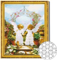 Mozaic cu diamante Art Gallery Premium Two Angels 30x40cm (GB76378)