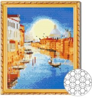 Mozaic cu diamante Art Gallery Premium Venice Under The Full Moon 30x40cm (GB84776)