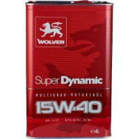 Моторное масло Wolver Super Dynamic SL/CF 15W-40 4L Metal