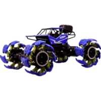 Jucărie teleghidată New World 1:18 Rock Crawler Explosion Wheel Blue (2073)