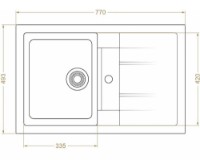 Chiuvetă de bucătărie Montebella Bars 157L imaginea #2 — magazin online Desire.md