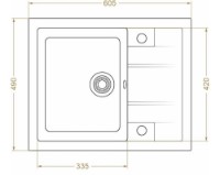 Chiuvetă de bucătărie Montebella Bars 159L imaginea #2 — magazin online Desire.md