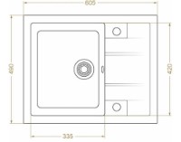 Кухонная мойка Montebella Chincilla 148R фото №2 — интернет-магазин Desire.md