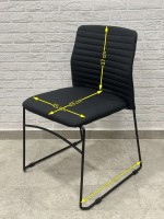 Scaun de birou ART Porter PVC Black 1849-21 imaginea #4 — magazin online Desire.md