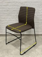Scaun de birou ART Porter PVC Brown 1849-16 imaginea #2 — magazin online Desire.md