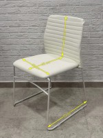Scaun de birou ART Porter PVC Cream 1849-01 imaginea #3 — magazin online Desire.md