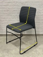 Scaun de birou ART Porter PVC Gray 1849-20 imaginea #3 — magazin online Desire.md