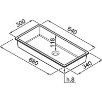 Chiuvetă de bucătărie Elleci Intenso Quadro 06430 Dual Mount Black (BDIQU064BK30) imaginea #2 — magazin online Desire.md