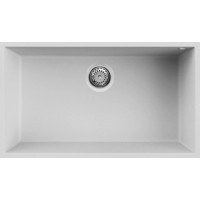 Chiuvetă de bucătărie Elleci Quadra 130 68 Bianco  (LGQ13068)