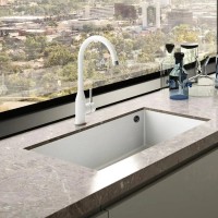 Chiuvetă de bucătărie Elleci Quadra 130 68 Bianco  (LGQ13068) imaginea #3 — magazin online Desire.md