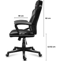 Scaun de birou Huzaro FORCE 2.5 Grey imaginea #4 — magazin online Desire.md
