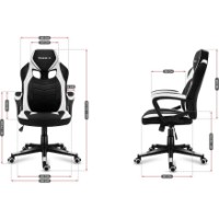 Scaun de birou Huzaro FORCE 2.5 White imaginea #4 — magazin online Desire.md