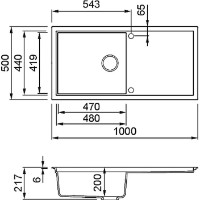 Chiuvetă de bucătărie Elleci Sintensi 480 82 Sage (LKS48082BKM) imaginea #2 — magazin online Desire.md