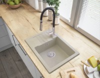 Chiuvetă de bucătărie Granitan Argos Beige (07278001031) imaginea #2 — magazin online Desire.md