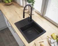 Chiuvetă de bucătărie Granitan Argos Black (07278001030) imaginea #2 — magazin online Desire.md