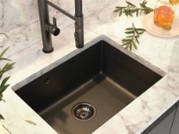 Chiuvetă de bucătărie Granitan MANADO 50 460x375mm BLACK /GOLD (07278001051) imaginea #3 — magazin online Desire.md