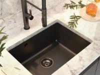 Chiuvetă de bucătărie Granitan MANADO 50 460x375mm BLACK (07278001044) imaginea #3 — magazin online Desire.md