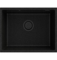Chiuvetă de bucătărie Granitan MANADO 50 460x375mm Black/Metalic (07278001045)