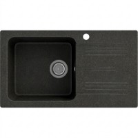 Chiuvetă de bucătărie Granitan ADA 775x435mm BLACK /GOLD (07278001039)
