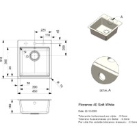 Chiuvetă de bucătărie Reginox Florence 40 Soft White imaginea #2 — magazin online Desire.md