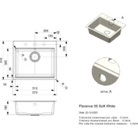 Chiuvetă de bucătărie Reginox Florence 50 Soft White imaginea #2 — magazin online Desire.md