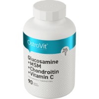 Защита суставов Ostrovit Glucosamine + MSM + Chondroitin + Vitamin C 90tab фото №3 — интернет-магазин Desire.md