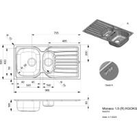 Chiuvetă de bucătărie Reginox Monaco 1,5 (R40751) imaginea #2 — magazin online Desire.md
