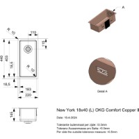 Chiuvetă de bucătărie Reginox New York 18x40 Copper II imaginea #2 — magazin online Desire.md
