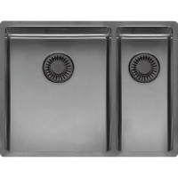 Chiuvetă de bucătărie Reginox New York 34x40+18x40 Gun Metal II (L)