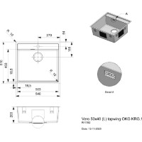 Кухонная мойка Reginox Vero 50x40 Tapwing (R41192) фото №2 — интернет-магазин Desire.md
