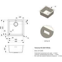 Chiuvetă de bucătărie Reginox Verona 40 Soft White imaginea #2 — magazin online Desire.md