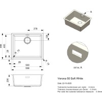 Chiuvetă de bucătărie Reginox Verona 50 Soft White (R41017) imaginea #2 — magazin online Desire.md