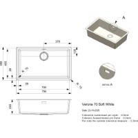 Chiuvetă de bucătărie Reginox Verona 70 Soft White imaginea #2 — magazin online Desire.md