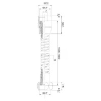 Душевой шланг Imprese f03600101SB фото №2 — интернет-магазин Desire.md