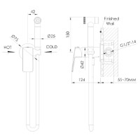 Гигиенический душ Imprese Grafiky ZMK042307037 фото №2 — интернет-магазин Desire.md