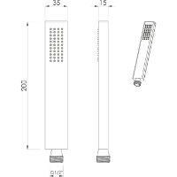 Лейка для душа Imprese Grafiky ZMK062301027 фото №2 — интернет-магазин Desire.md