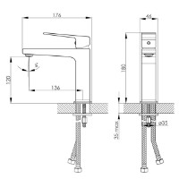 Baterie lavoar Imprese Violik f03510801AA imaginea #2 — magazin online Desire.md